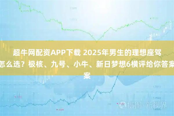 超牛网配资APP下载 2025年男生的理想座驾怎么选？极核、九号、小牛、新日梦想6横评给你答案